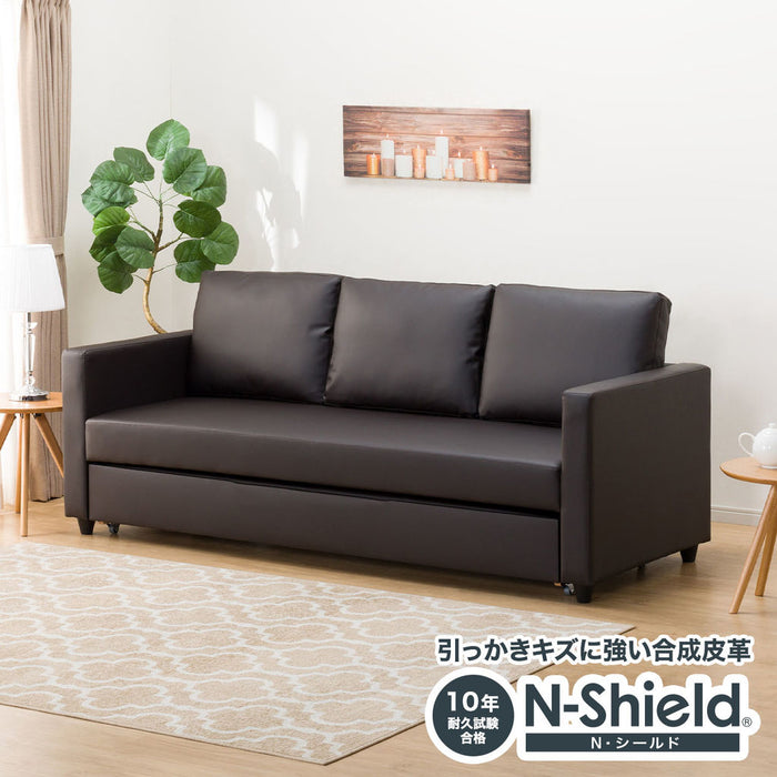 3P SOFABED N-SHIELD NOARK2S DBR