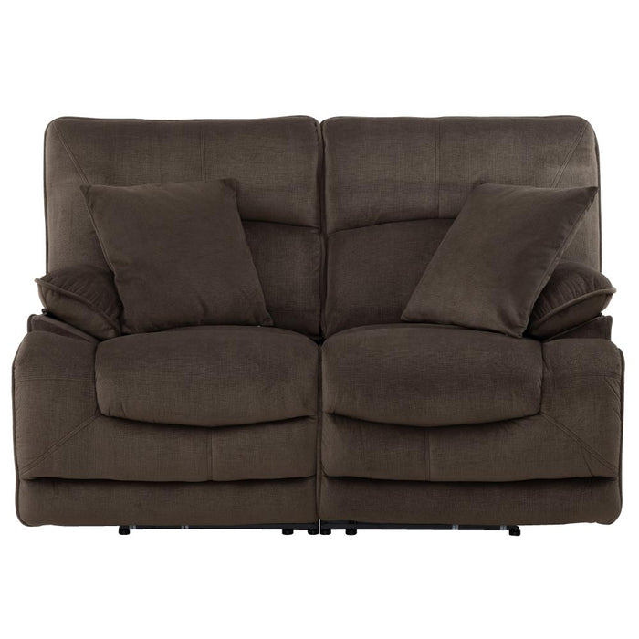 2SEATER ELECTRIC FABRIC SOFA HIT DBR 2CS