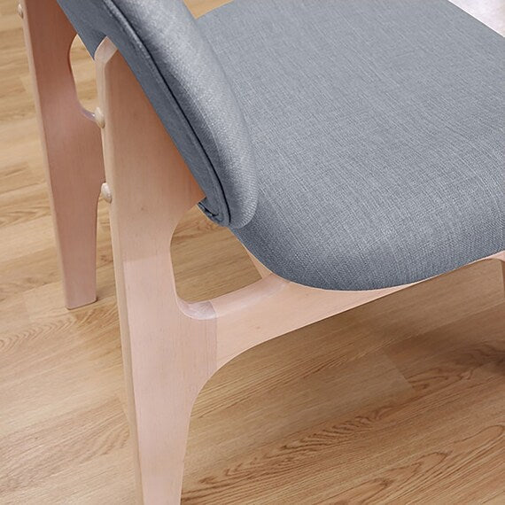 1P CHAIR RELAX WIDE NSF WW/GY