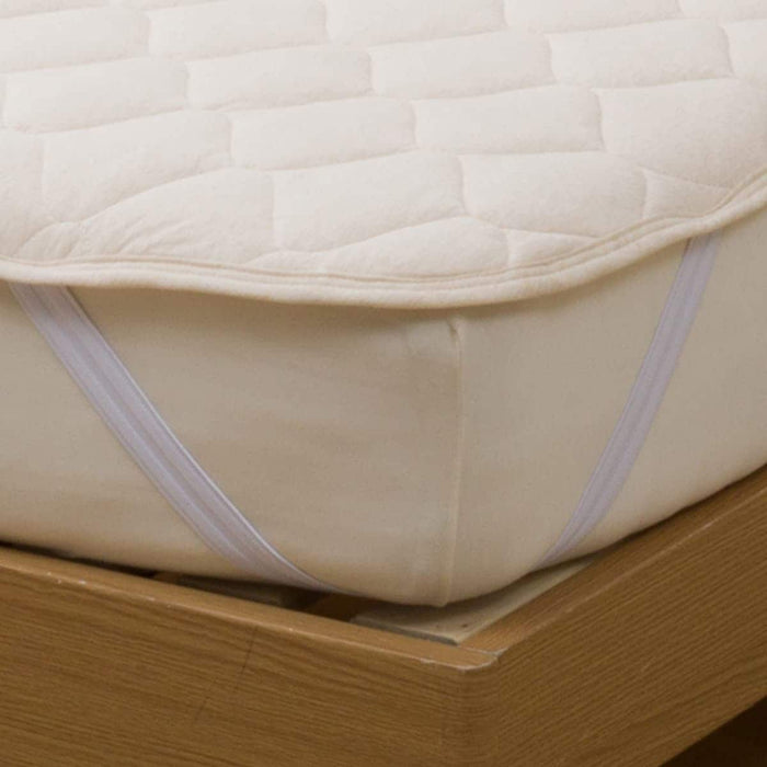 MATTRESS PAD ORGANIC COTTON S BE T01