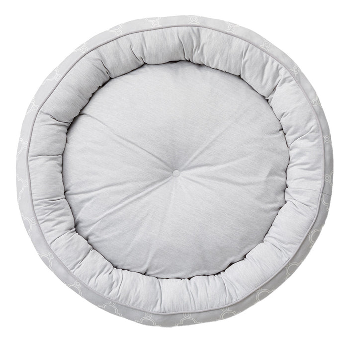 PET BED N-COOL WSP L-ROUND GY S244