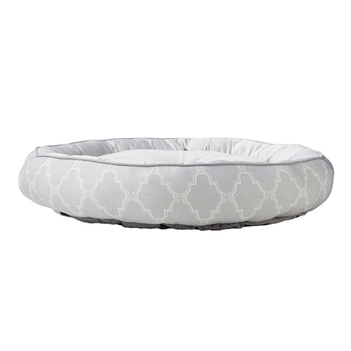 PET BED N-COOL WSP L-ROUND GY S244