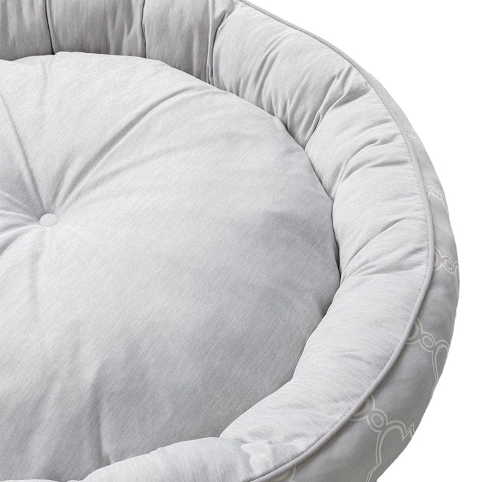 PET BED N-COOL WSP L-ROUND GY S244