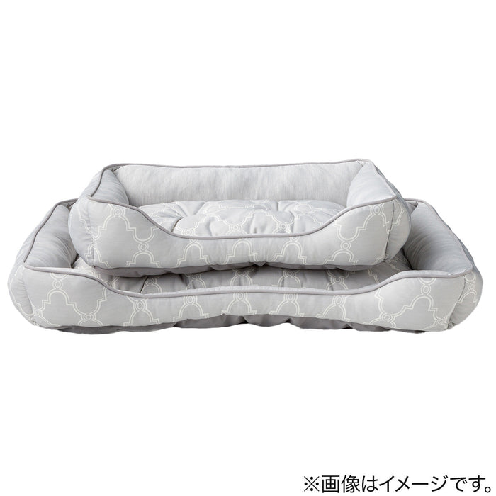 PET BED N-COOL WSP L-SQUARE GY S244