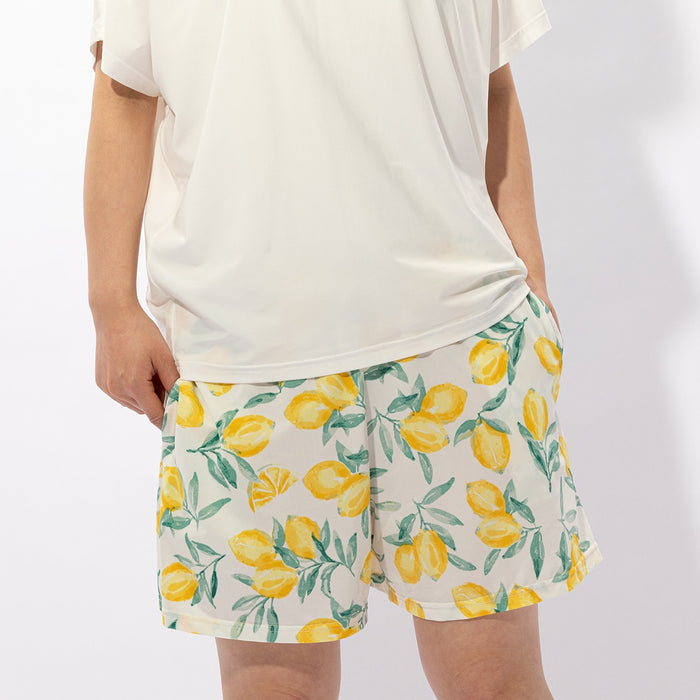 LADIES COOL ROOMPANTS SHORT LENGTH N-S LEMON L