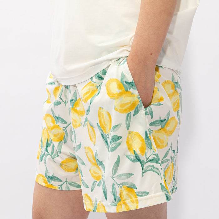 LADIES COOL ROOMPANTS SHORT LENGTH N-S LEMON L