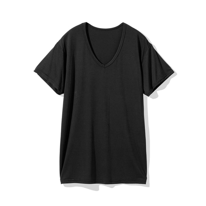 MEN'S COOL V-NECK T-SHIRT, MESH BKLL