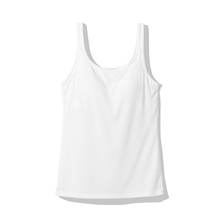 WOMEN'S SUPERCOOL RIBBED TANK TOP WITH BUILT-IN CUP WHLL