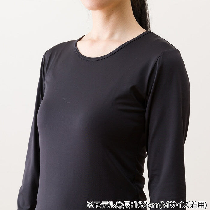 WOMEN'S SUPERCOOL UV-CUT LONG SLEEVE SHIRT BK M