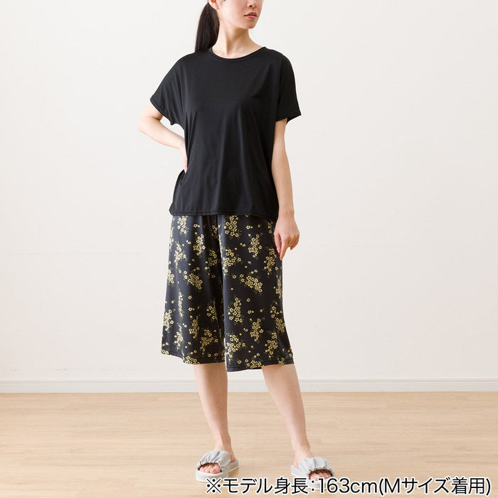 WOMEN'S SUPER COOL ROOMWEAR SET FLOWER BK L