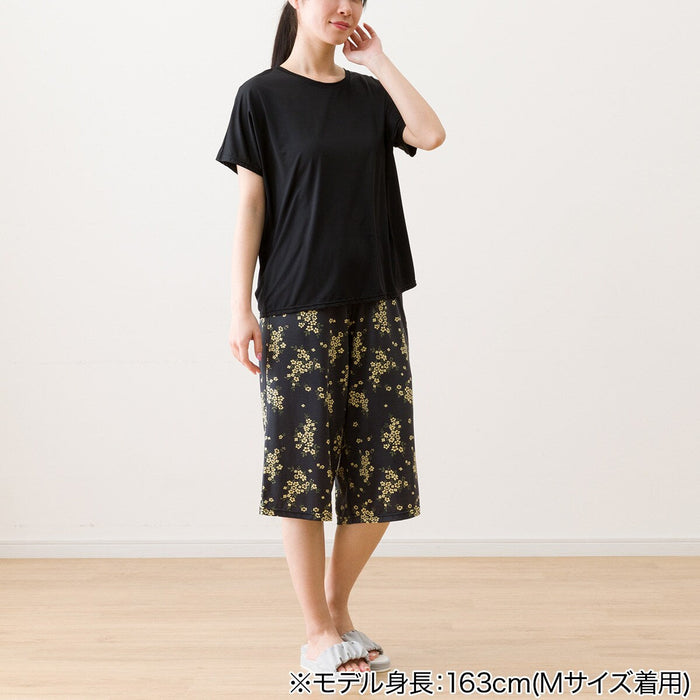 WOMEN'S SUPER COOL ROOMWEAR SET FLOWER BK L