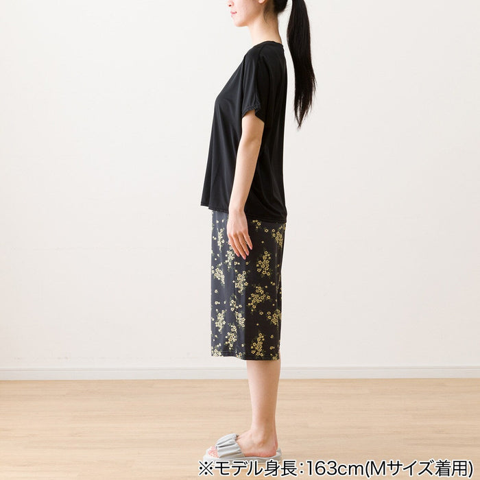 WOMEN'S SUPER COOL ROOMWEAR SET FLOWER BK L