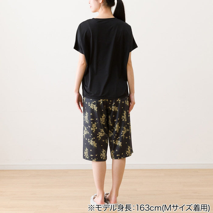 WOMEN'S SUPER COOL ROOMWEAR SET FLOWER BK L