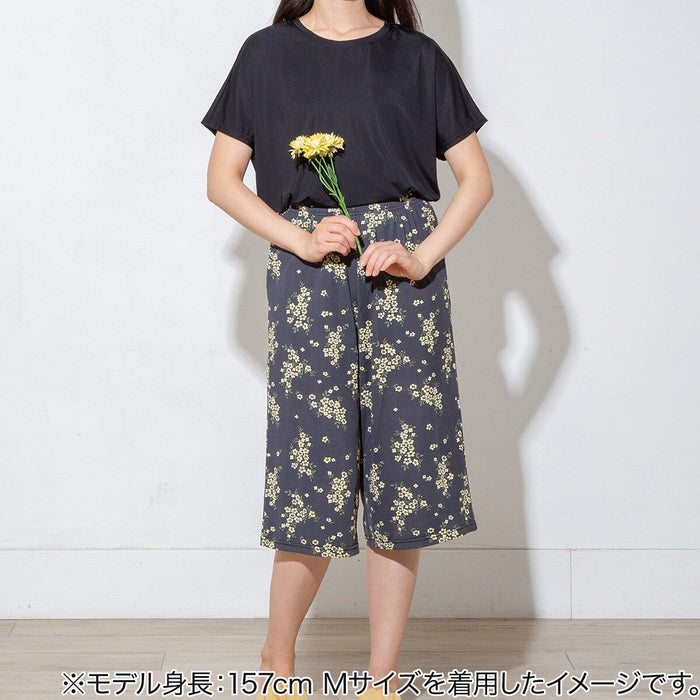 WOMEN'S SUPER COOL ROOMWEAR SET FLOWER BK L