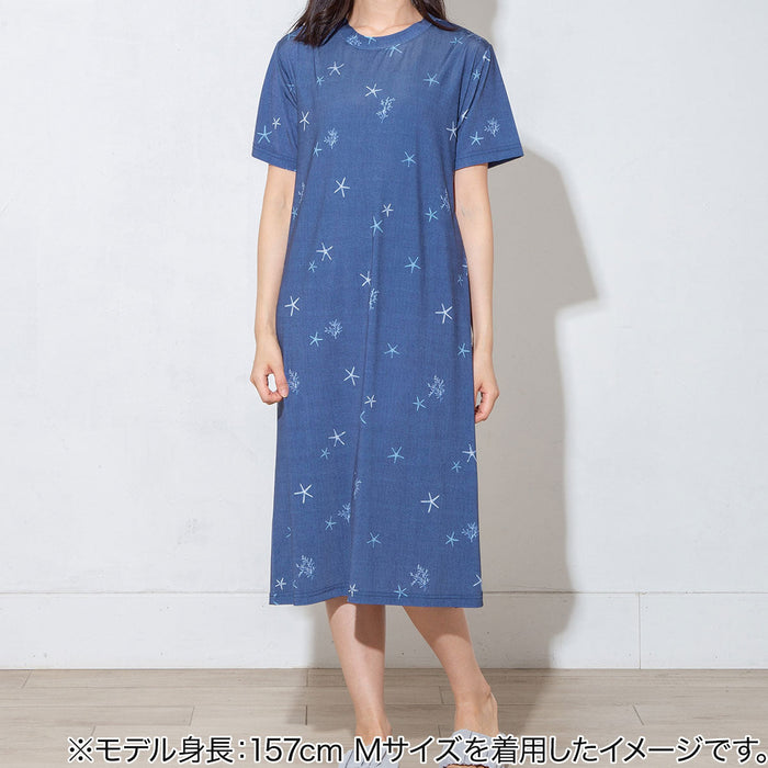 WOMEN'S COOL RELAXED DRESS SEA-INSPIRED DESIGN DBLLL