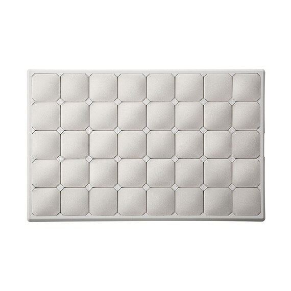 SUPER ABSORBENT CERAMICS TILE BATH MAT 34X53 GY