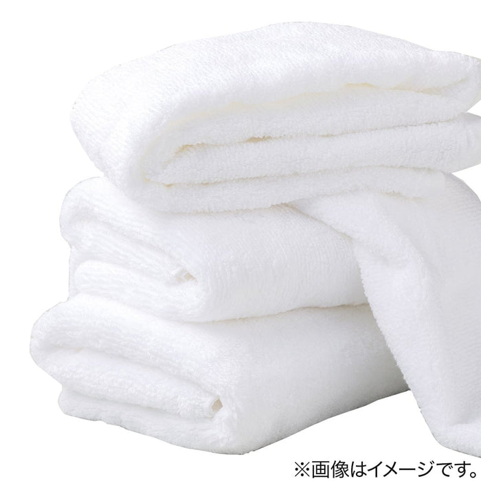 FACE TOWEL 34X80 WH SH01