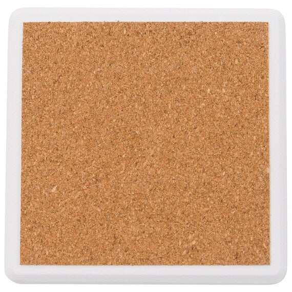 CERAMIC COASTER SQUARE LGY 2PCS