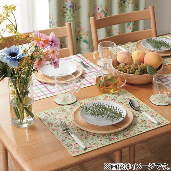 PVC CUSHION LUNCHEON MAT FLORETS JQ01