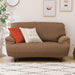 STRECH ARMSOFA COVER MOTTLE BR 2P