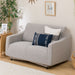 STRETCHED SOFA COVER WITH ARM RESIST2 2P GY