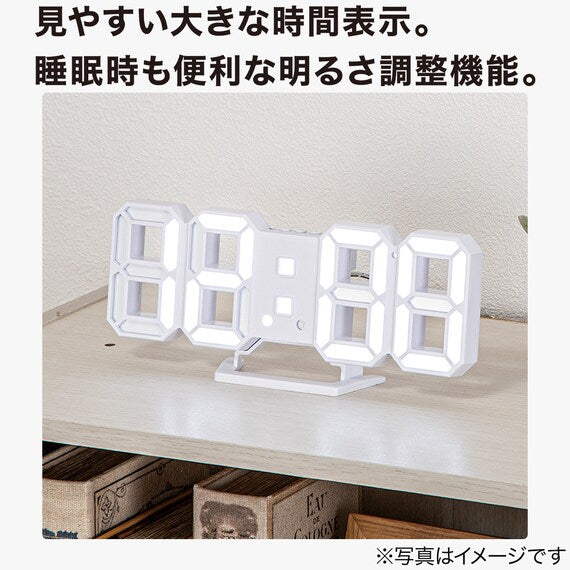 3D LED DIGITAL TABLE CLOCK S6111R