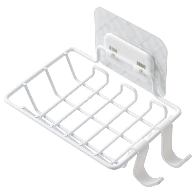 ADHENSIVE STAINLESS STEEL SOAP DISH HOLDER JP01