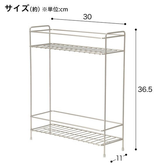 WIRE BATH RACK 2TIER FB20022 W30D11H36.5