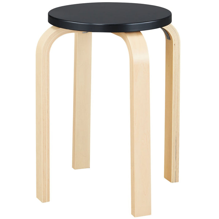 WOOD STOOL BK HF01