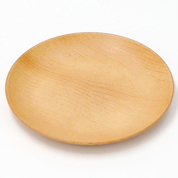 WATER-REPELLENT 18CM PLATE WOOD LIKE NA