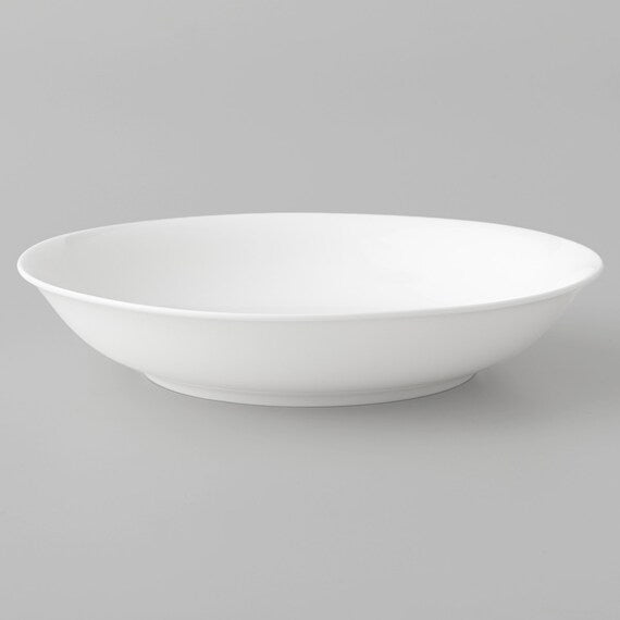 BONE CHINA 24CM DEEP PLATE BC011