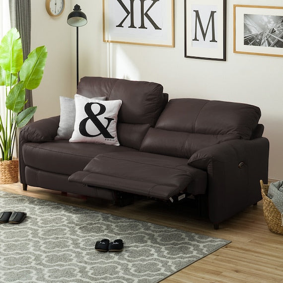 3P LEFT ARM ELECTRIC SOFA JAFFA NV DBR