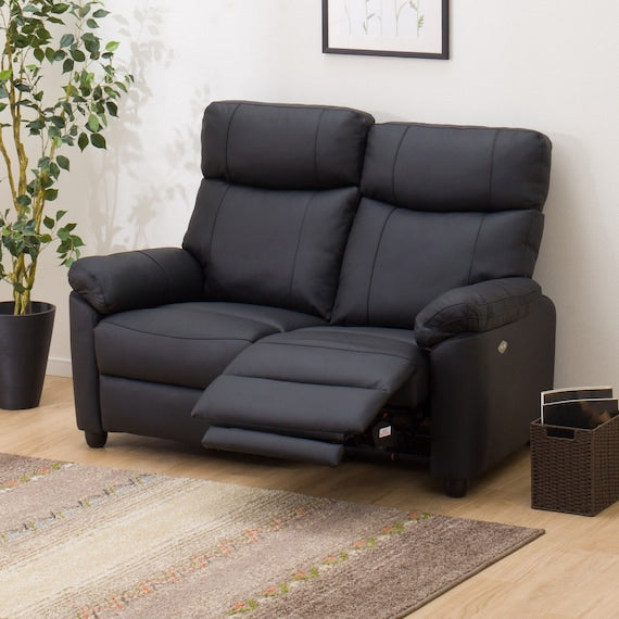 2P ELECTRIC SOFA GRAZE BK