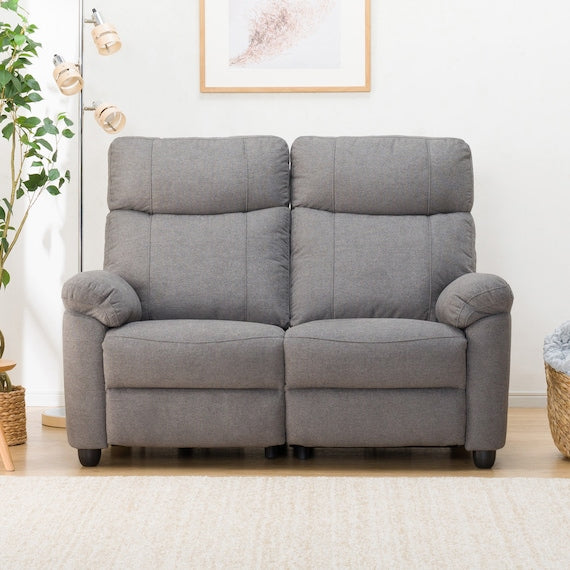 2P ELECTRIC SOFA GRAZE FABRIC GY