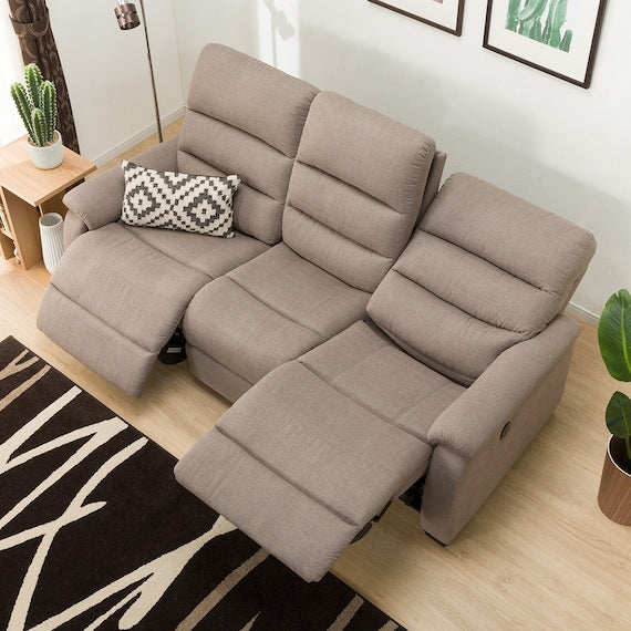 3 SEAT RECLINER SOFA N-BELIEVA MO FABRIC