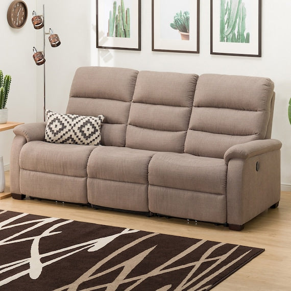 3 SEAT RECLINER SOFA N-BELIEVA MO FABRIC