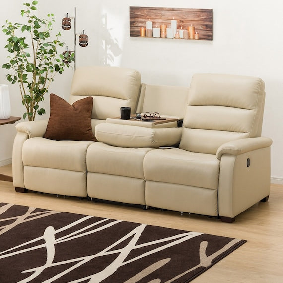 3 SEAT RECLINER SOFA N-BELIEVA BE2-MI15 LEATHER