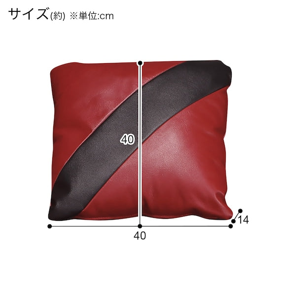 BACK CUSHION LOZO KD RE LEATHER