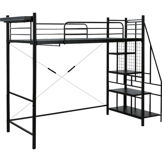 LOFT BED W/STEP LB001BK