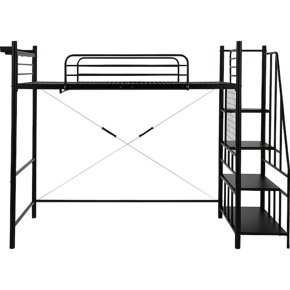 LOFT BED W/STEP LB001BK