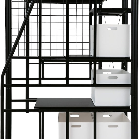 LOFT BED W/STEP LB001BK