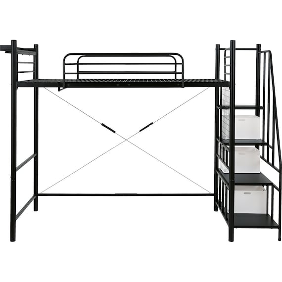 LOFT BED W/STEP LB001BK