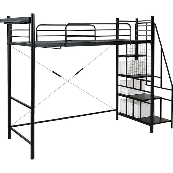 LOFT BED W/STEP LB001BK