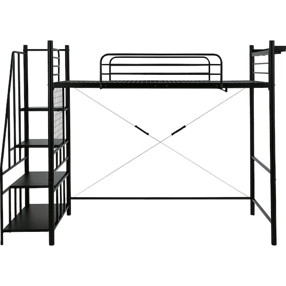 LOFT BED W/STEP LB001BK