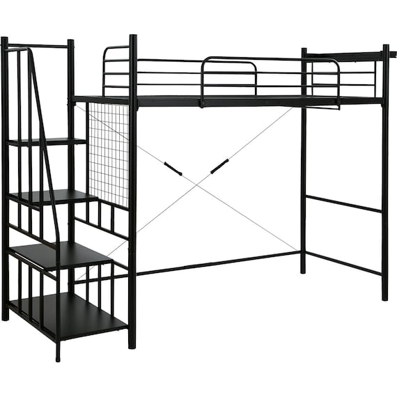 LOFT BED W/STEP LB001BK