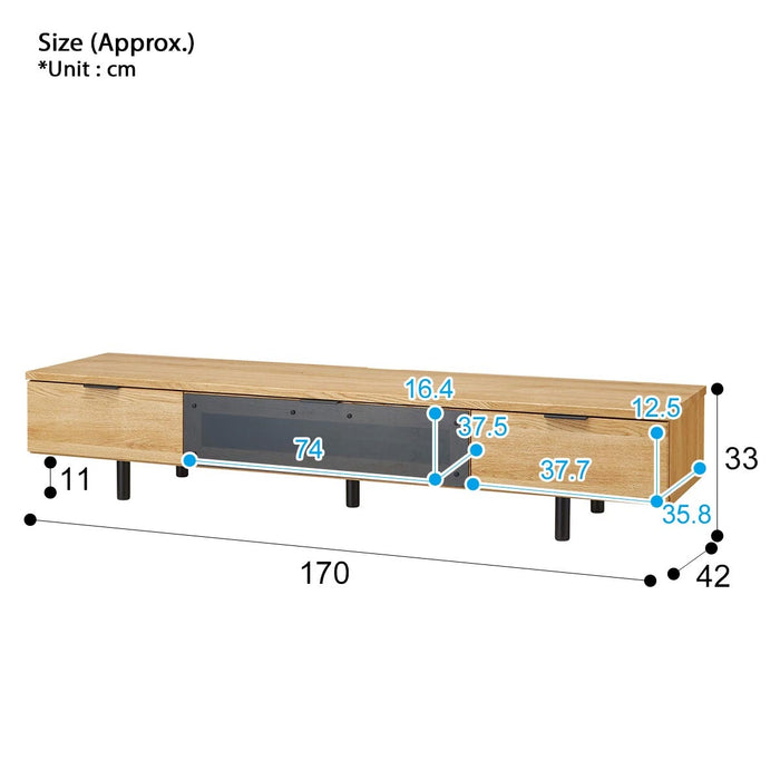 TV CABINET ETONA 170LB LBR2