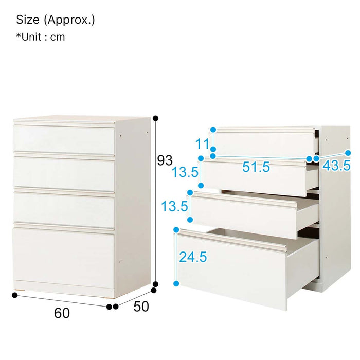 BOTTOM LIGARE H50-60C WH