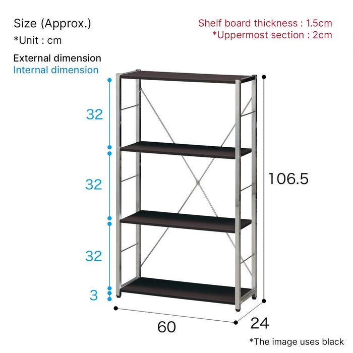 BOOKSHELF N TORCIA 60 BK