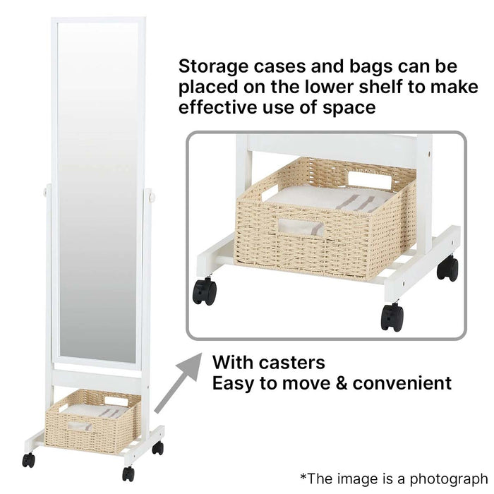 STANDING MIRROR CASTER FF4 WH