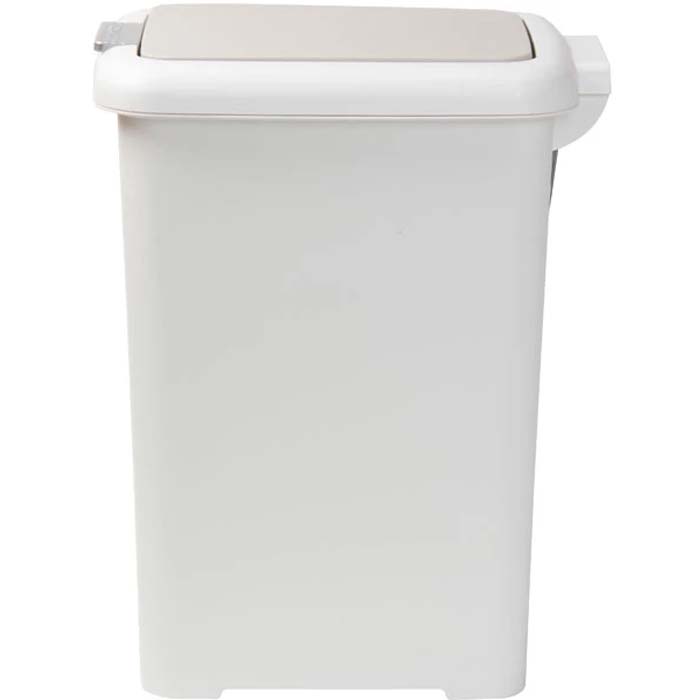 STEP & PUSH DUST BIN 30L GY